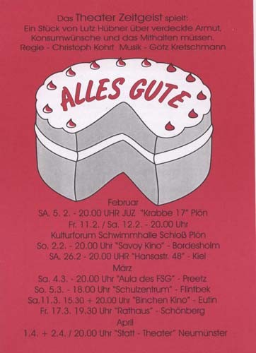 Alles Gute Plakat